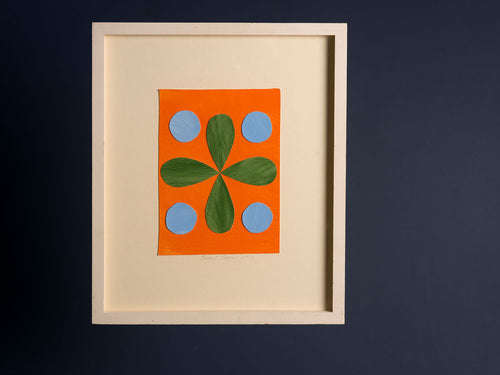 Original Framed Breon O'Casey Collage