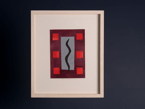 Original Framed Breon O'Casey Collage