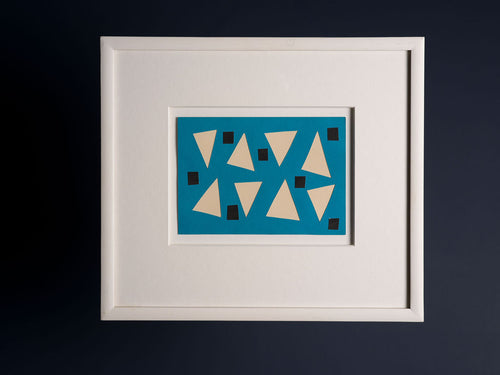 Original Framed Breon O'Casey Collage